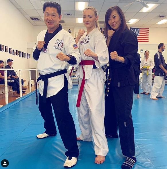 Athena Perample learned Martial Arts