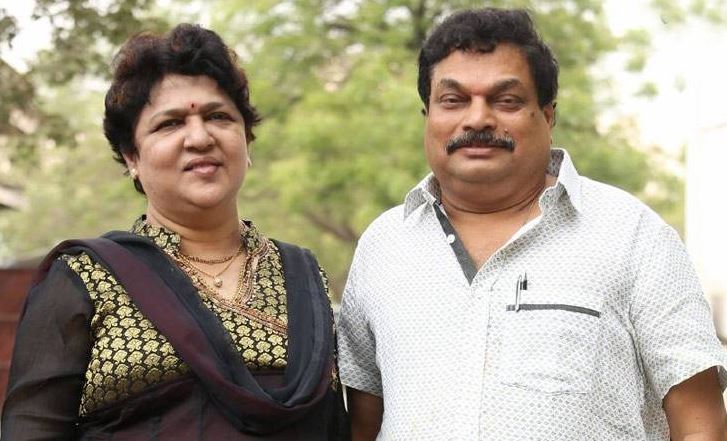 BA Raju with his wife Jaya B