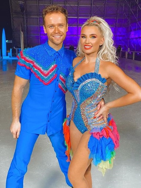 Billie Faiers competed Dancing on Ice alongside Mark Hanretty