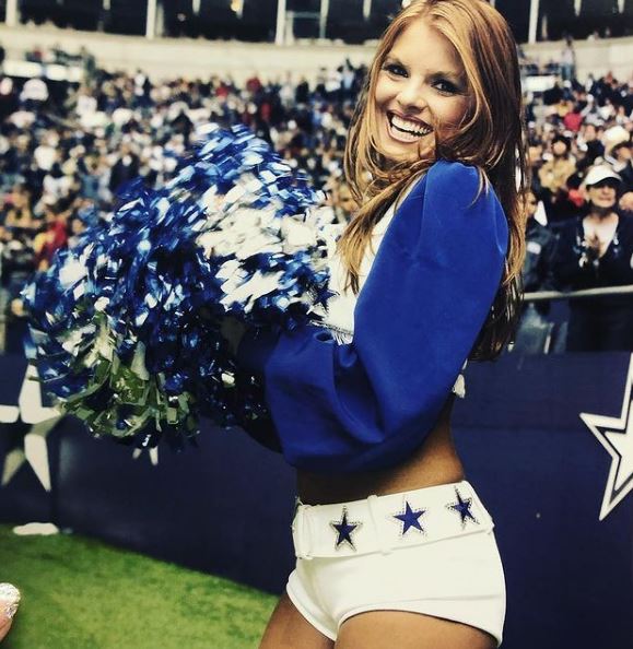 Brandi Redmond worked as a cheerleader for the Dallas Cowboys