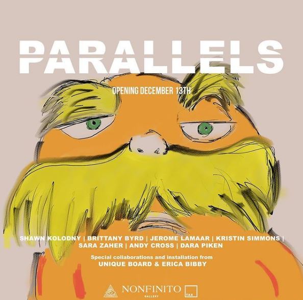 Brittany Byrd opened her art show Parallels
