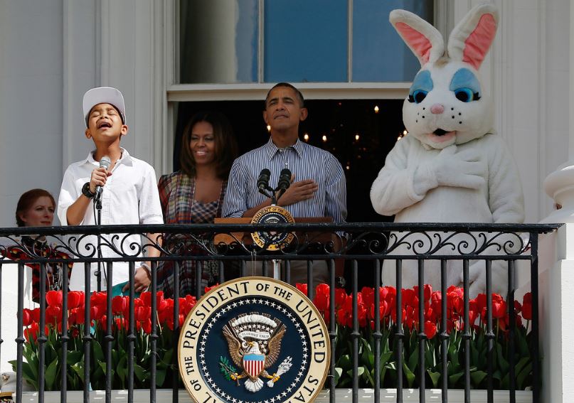 Cam Anthony performed at the White House for Barack Obama's Easter Egg Roll