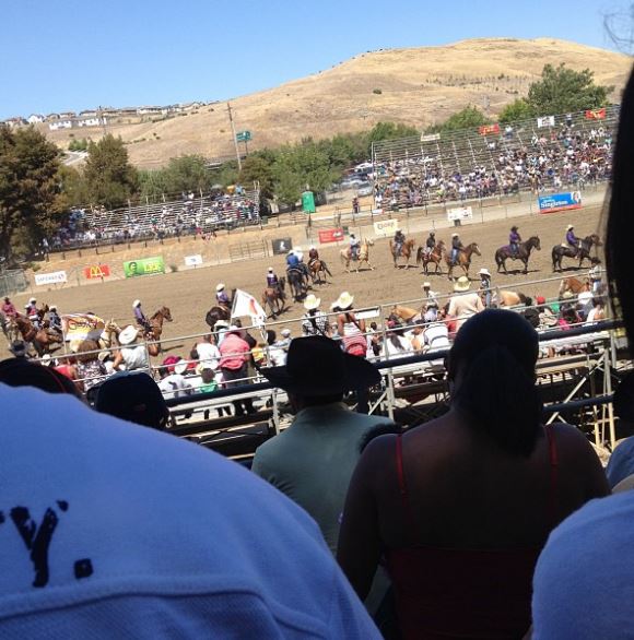 Camron Jones went to watch horse race