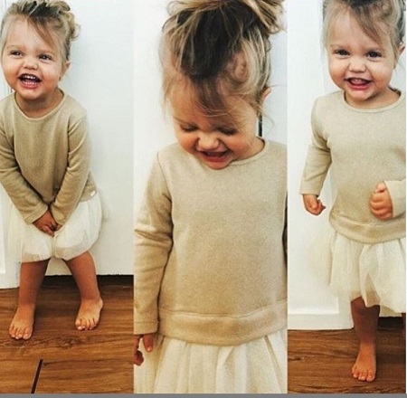 Carla Moreau childhood picture
