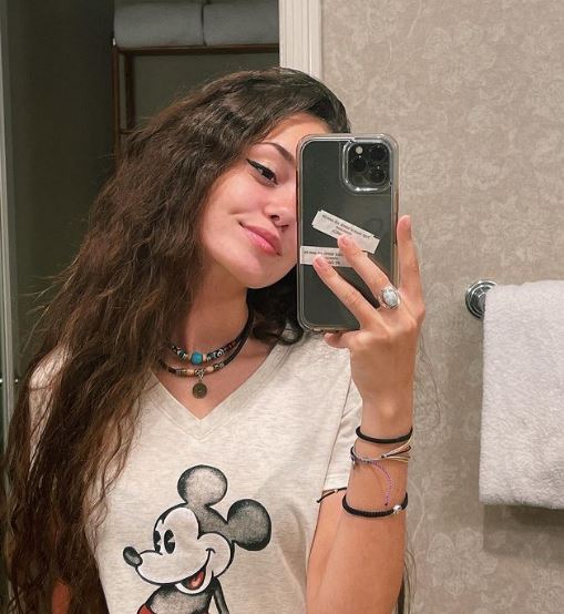 Casey Bishop always wears her necklaces