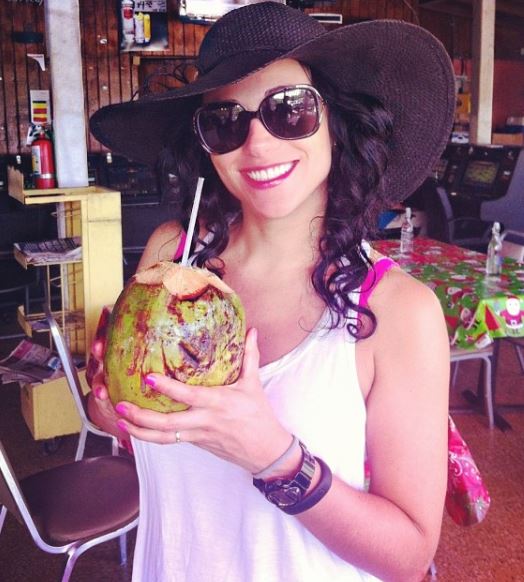 Cherie Lily loves coconut water