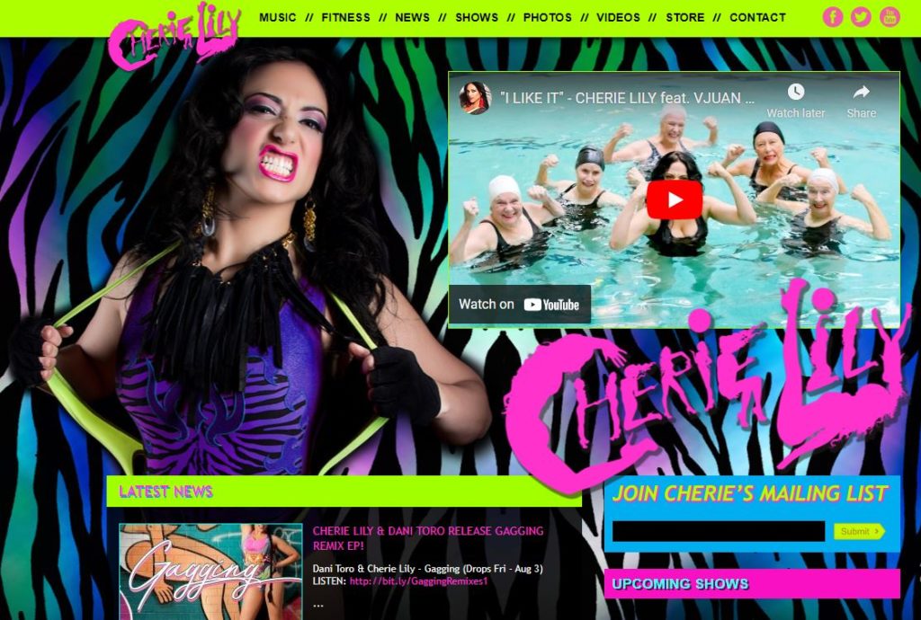 Cherie Lily's website