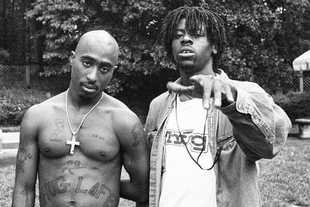 Chi Modu with Tupac Shakur