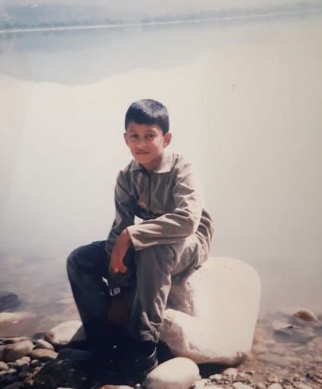 Childhood image of Abdul Hadi