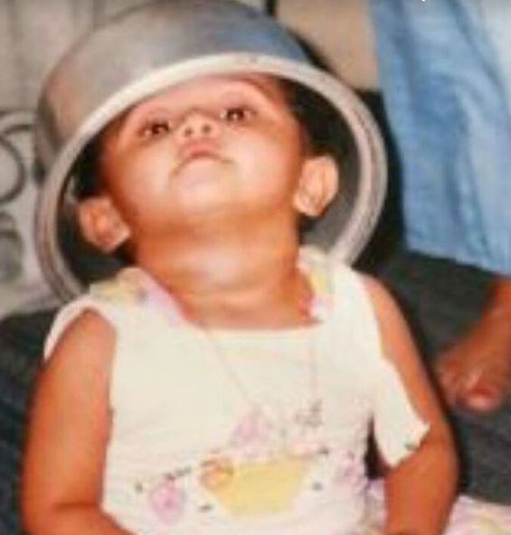 Childhood image of Adline Castelino