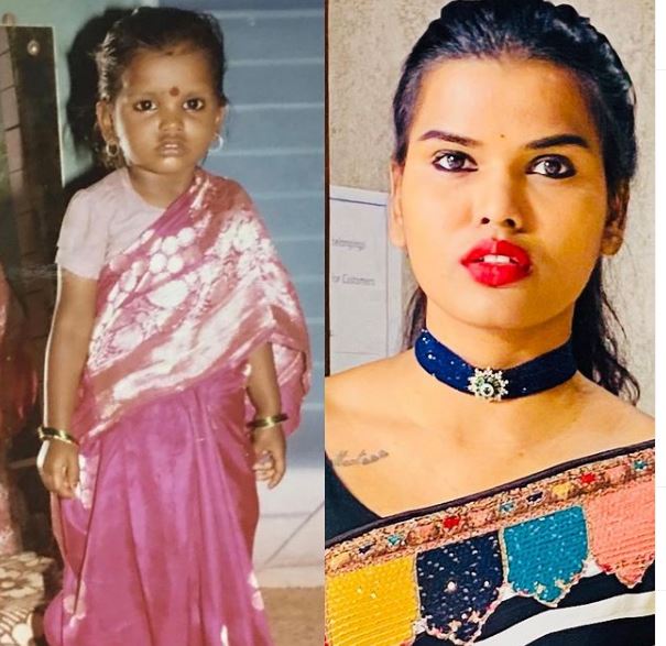 Childhood image of Sashi Vangapalli