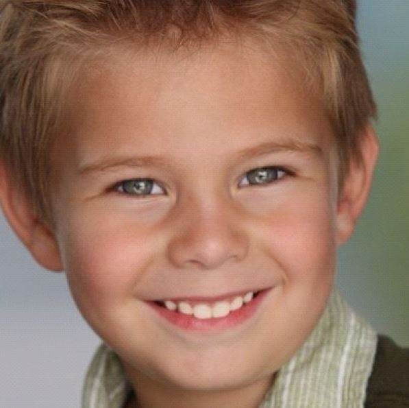 Childhood image of Sawyer Sharbino