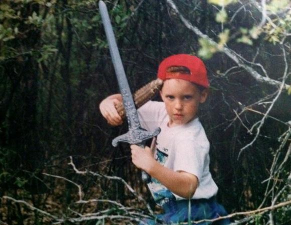 Childhood photo of Dillon Buss