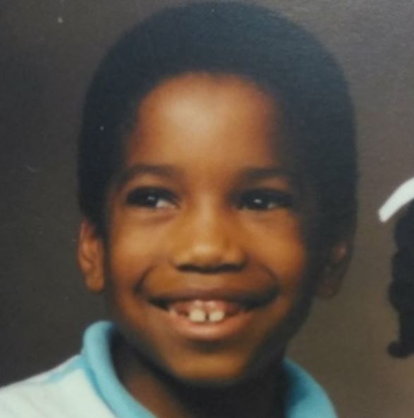 Childhood photo of Dimitri Snowden