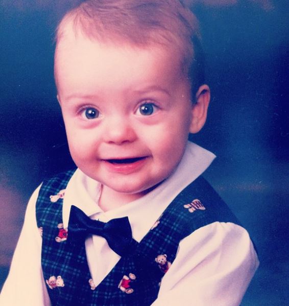 Childhood photo of Herman Tømmeraas