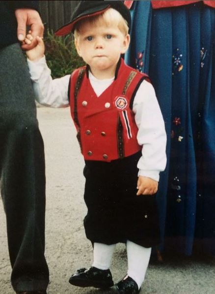 Childhood photo of Jonas Strand Gravli