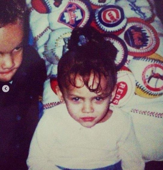 Childhood picture of Alyssa Scott and her brother Alexander ‘Alex’ Scott