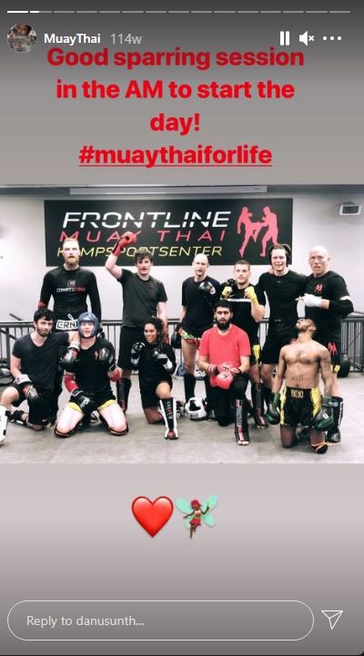 Danu Sunth loves Muay Thai