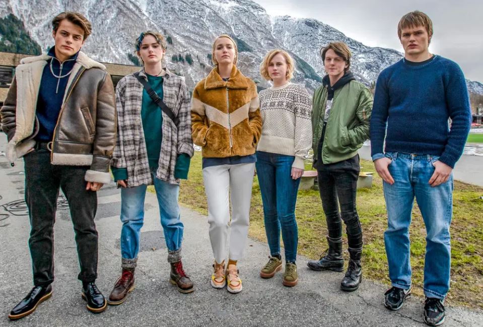 David Stakston with other cast members