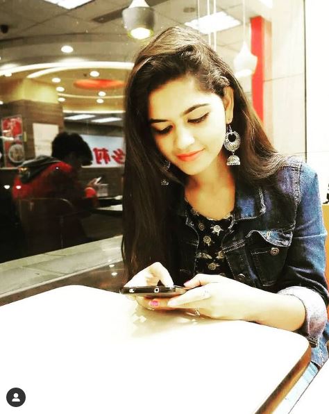 Deepa Balu is at a restaurant