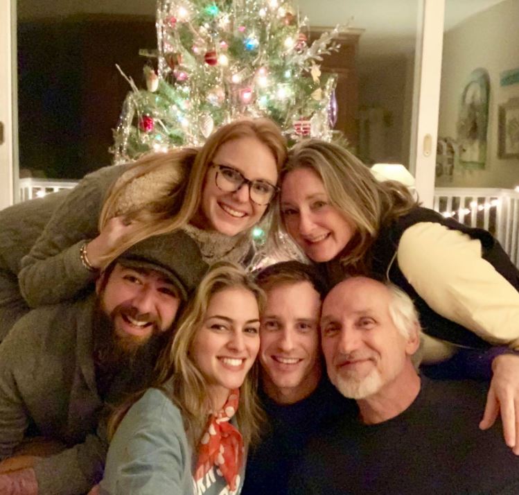 Dillon Buss with his family