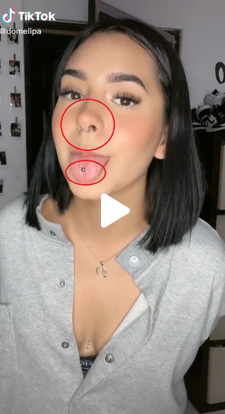 Domelipa piercing