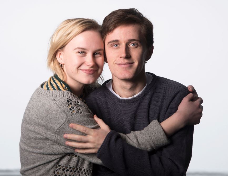 Emma Bones and her buddy Axel Bøyum