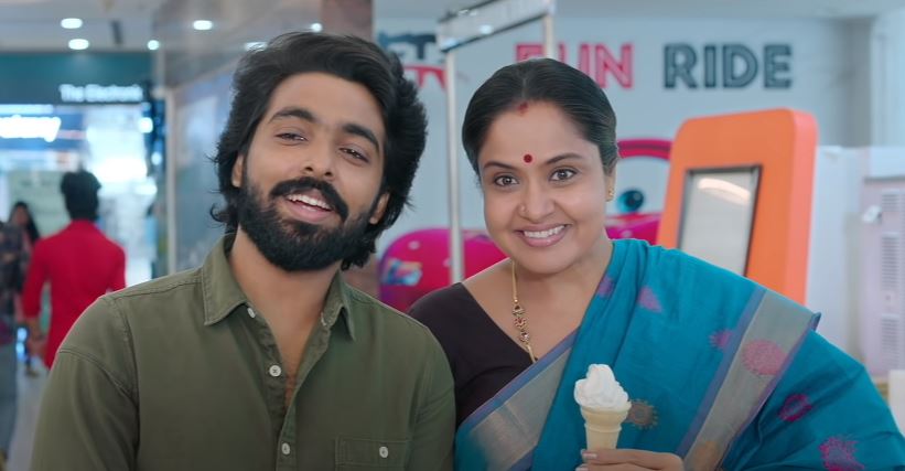 Entertainers G. V. Prakash Kumar as Aravind and Pragathi as Shanthi
