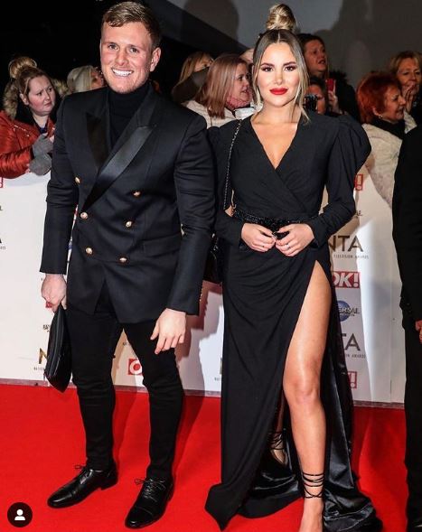 Georgia Kousoulou with her boyfriend Tommy Mallet