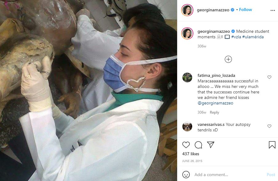 Georgina Mazzeo's medical career
