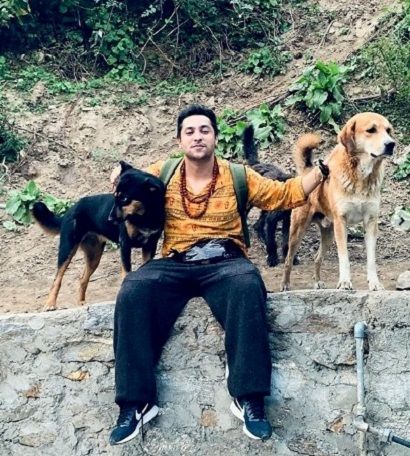 Harsh Beniwal is an animal lover