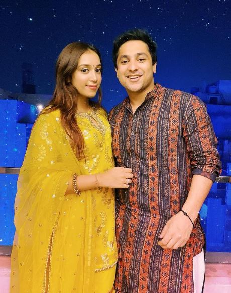 Harsh Beniwal with Pratishtha Sharma