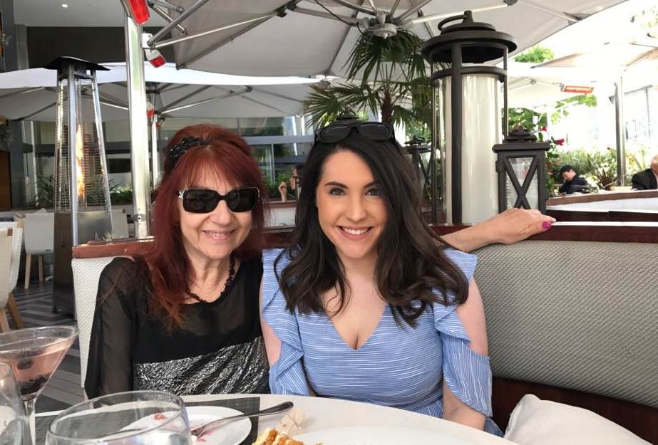 Hedda Muskat with her daughter Lindsay Wess