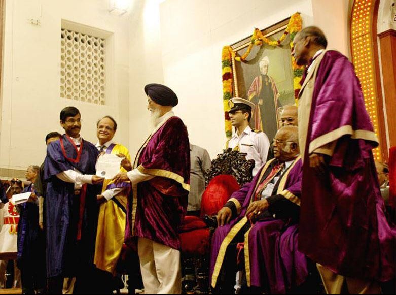 Irai Anbu receives his Ph.D. degree