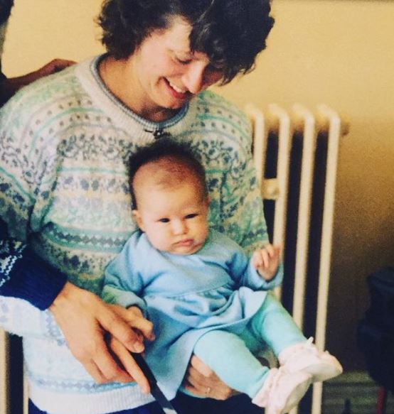 Jahannah James's old photo with her mother