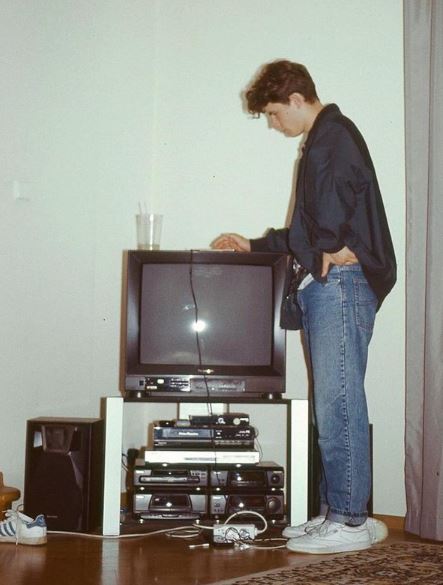 Jan Wieteska's old photo with his music system