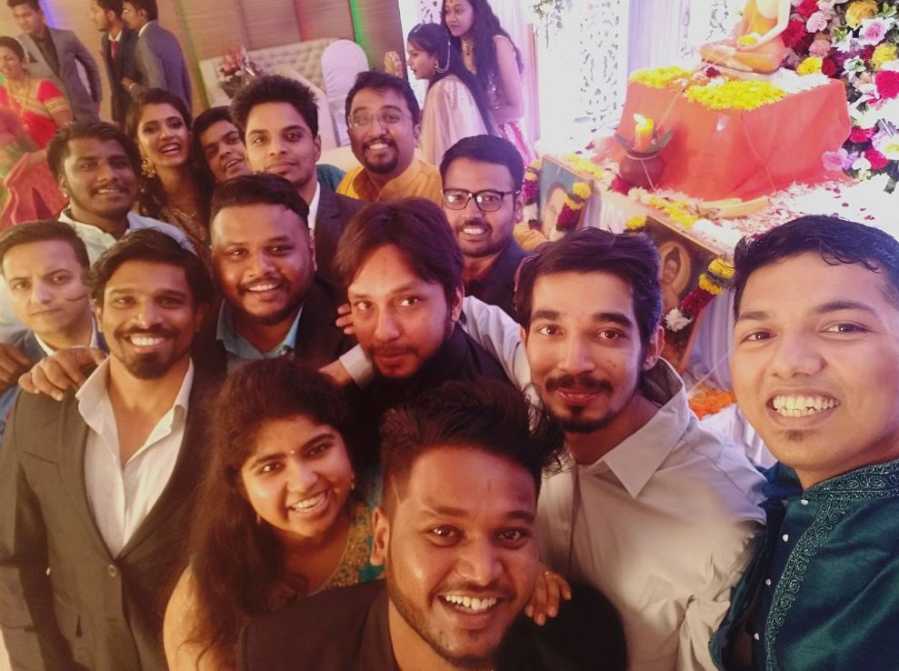 Jatin Tamboli and his friends