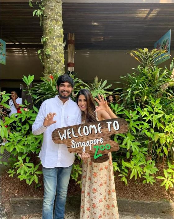 Jatin Tamboli with his sister Nikki Tamboli