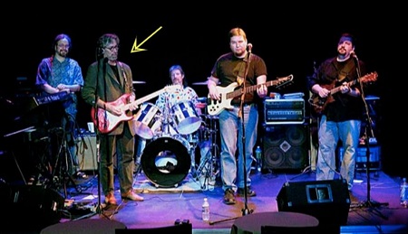 Jeff Tiedrich while performing