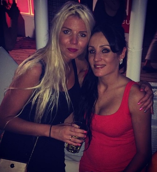 Jessica Thivenin with her best friend Julie