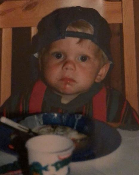 Jonas Strand Gravli childhood photo