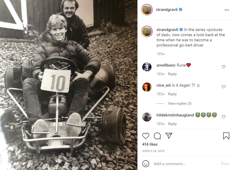 Jonas Strand Gravli is a professional Go-Kart Driver