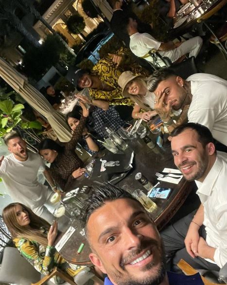 Julien Tanti with his friends