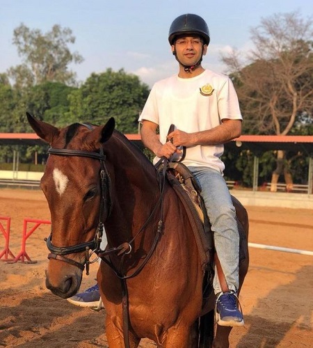 Junaid Ahmed during training