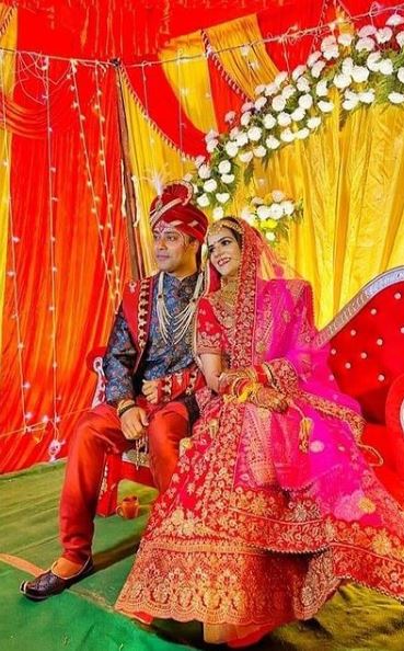 Jyoti Tiwari's wedding photo