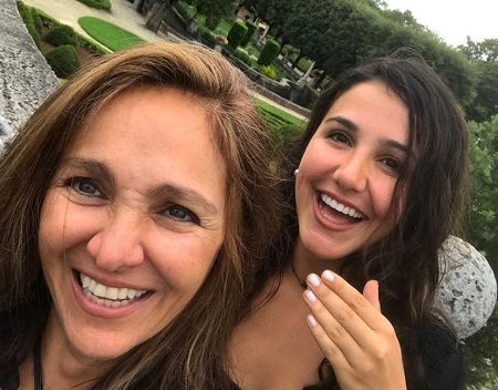 Kat Stickler with her mother