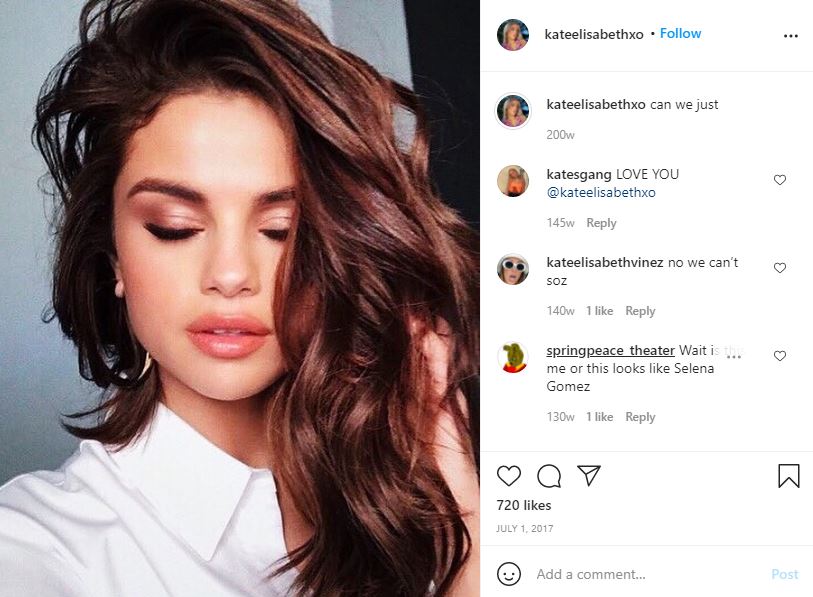 Kate Elisabeth favorite celebrity
