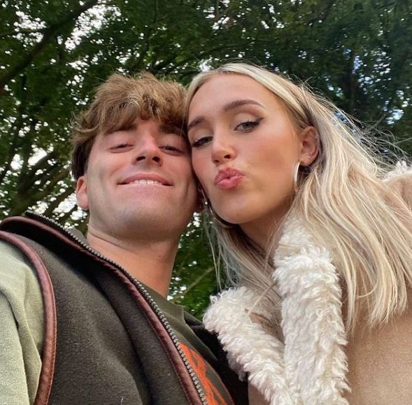 Kate Elisabeth with her boyfriend Carmie Sellitto