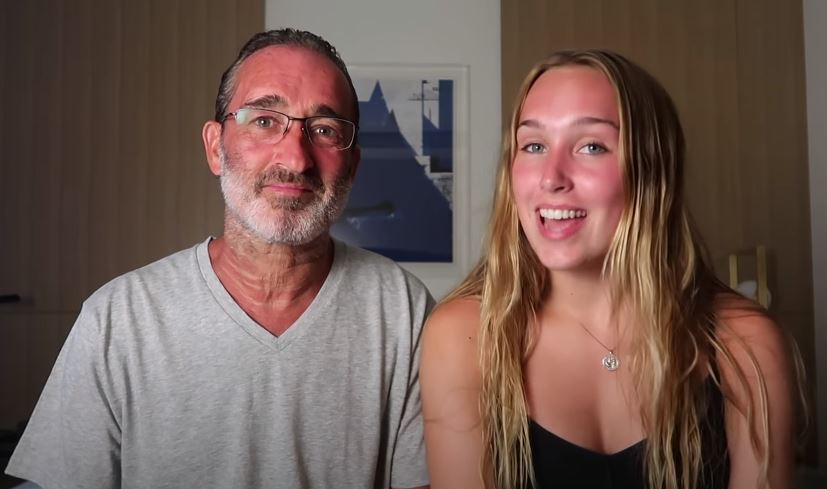 Kate Elisabeth with her father Keith Shillitoe