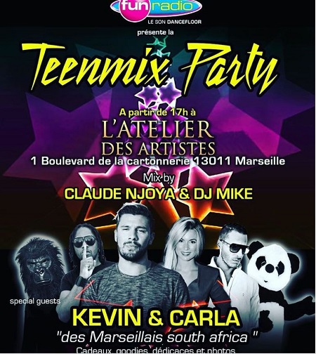Kevin GUEDJ organized Teenmix Party